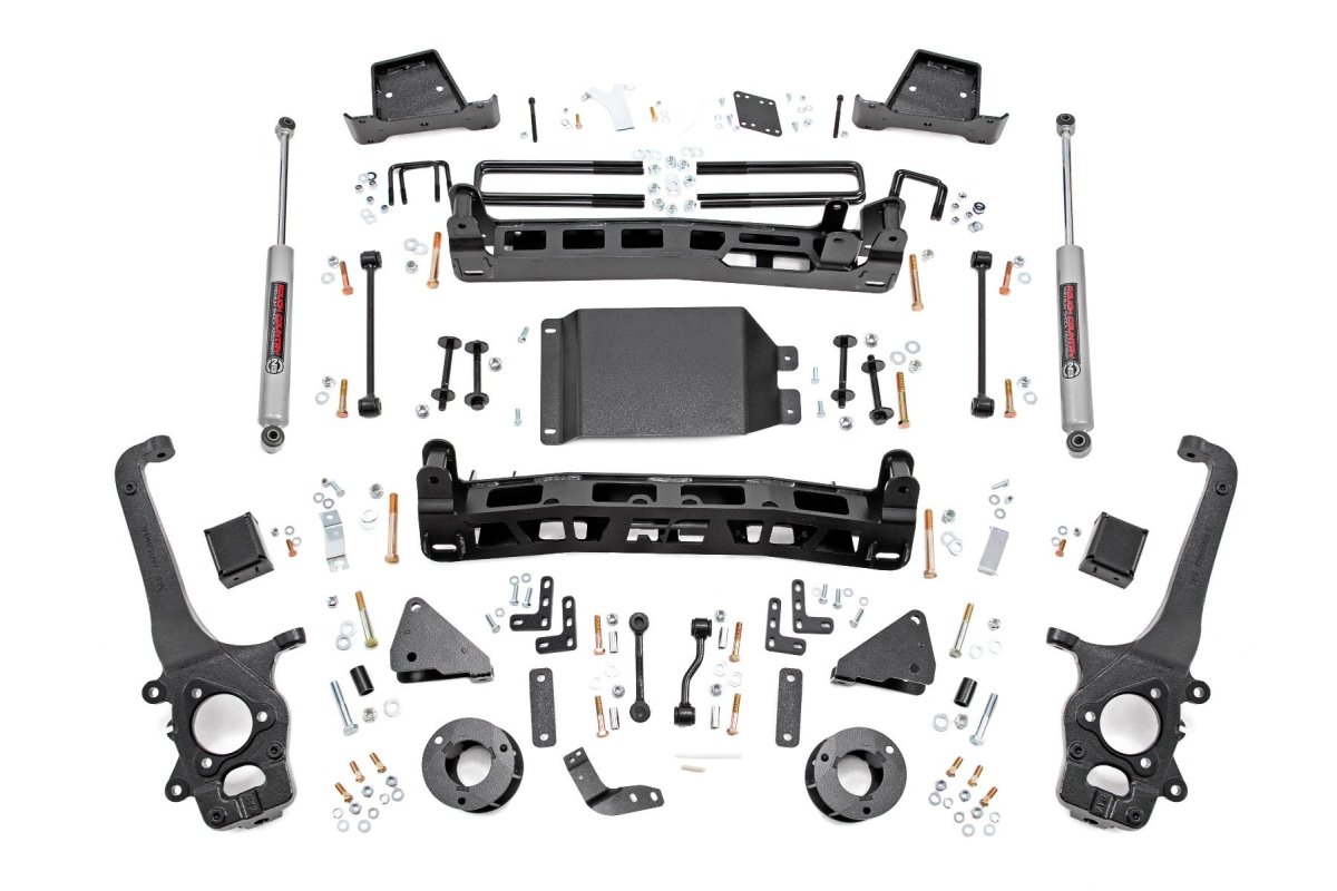 Nissan Titan Suspension Lift Kit - Rough Country - Rough Country 6-inch - '17-'24